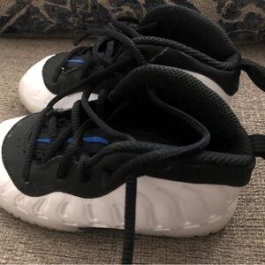 Nike Kids Black, White, and Blue Sneakers